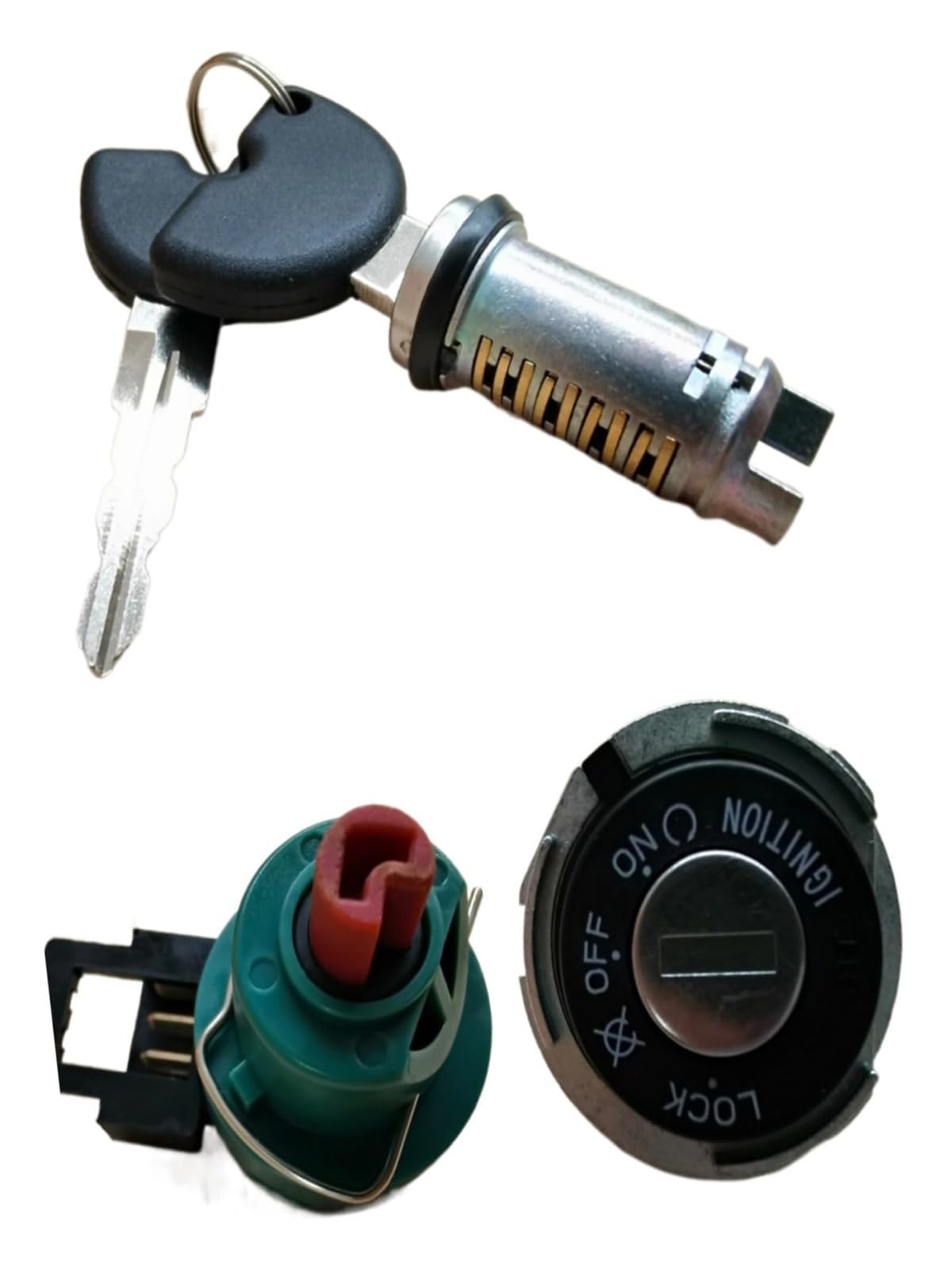 For Piaggio for Zip 50 2-Stroke 4-Stroke Interruttore di Accensione Blocco Set Kit 573512 298581 for Rai for Giler 50cc Chiave Del Motociclo