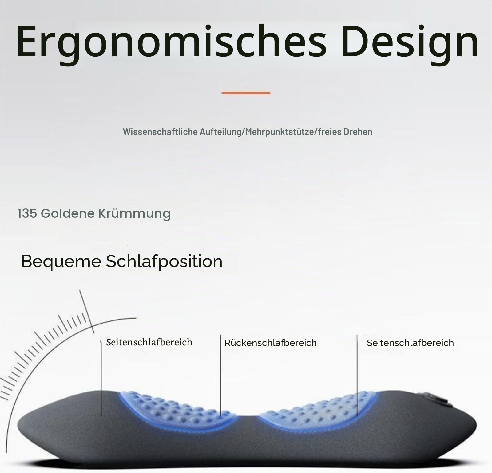 Triple Fusion Rückenmassagegerät – vibrierendes, beheiztes ergonomisches Rückenmassagegerät mit Mehrpunktunterstützung, erweitertes Design für Rückenschmerzlinderung und Schlafkomfort