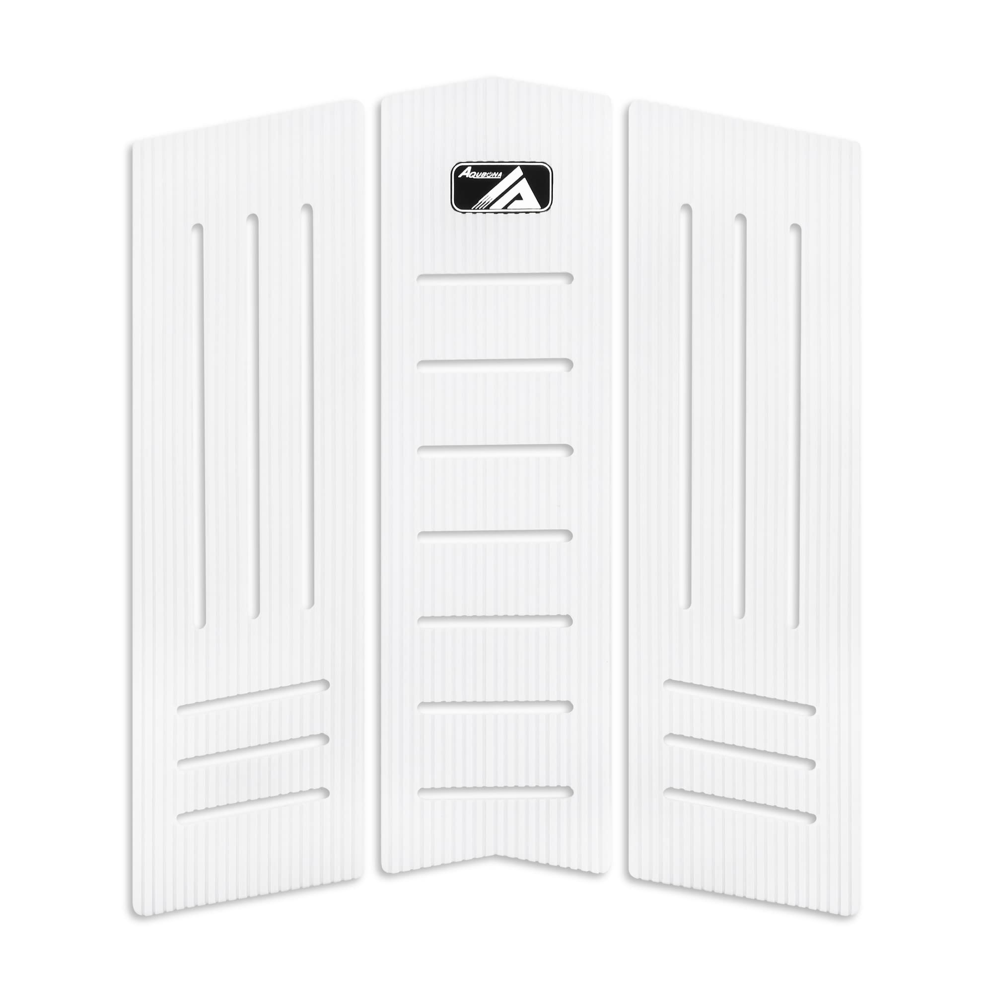 AQUBONA 3pcs/6pcs Stomp Pad Surfboard EVA Traction Pad with 3M Adhesive Professional Tail Pad/Applies All Boards - Surfboard, Shortboard, Longboard, Skimboard, Snowboard/Black