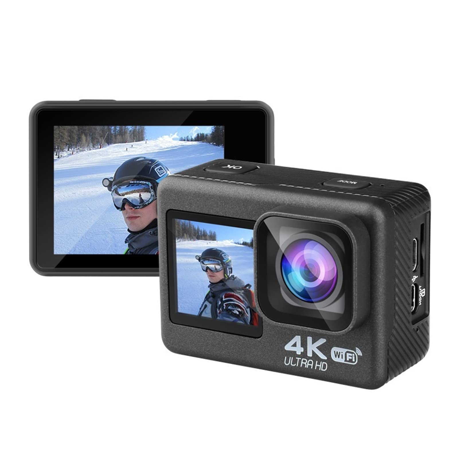 Amazon | アクションカメラ スポーツカメラ 4K 60 フレーム タッチ