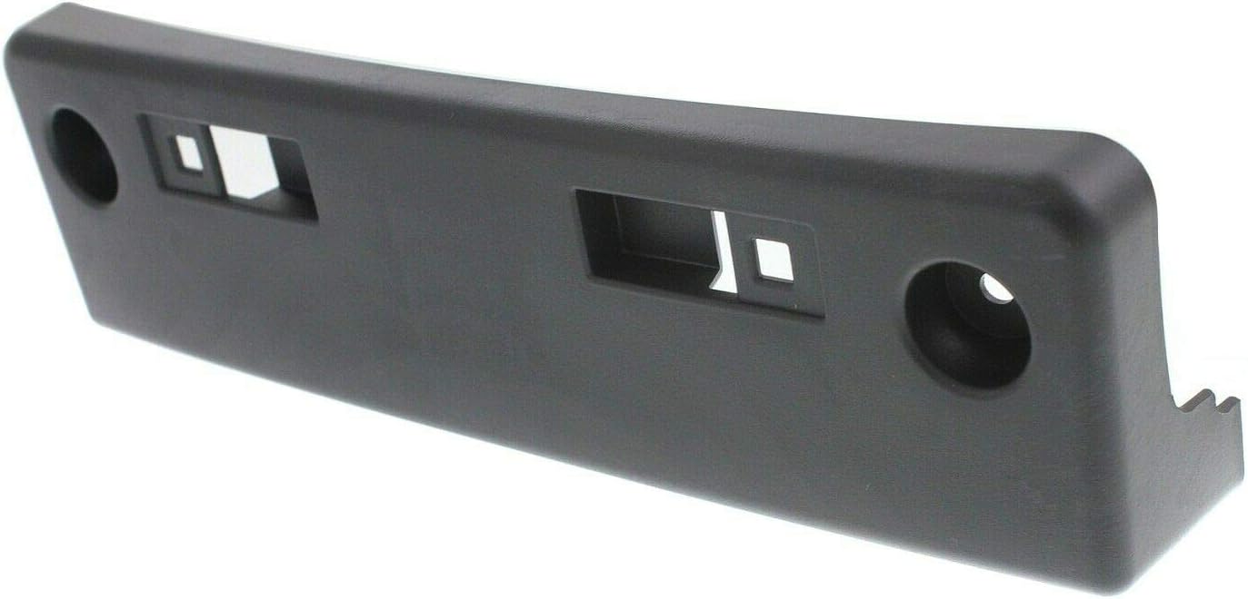 DAT AUTO PARTS Front Bumper License Plate Frame Tag Mounting Bracket Holder Replacement for 2007-2012 Nissan Versa Black Textured Made of Plastic NI1068123 96210EM30B