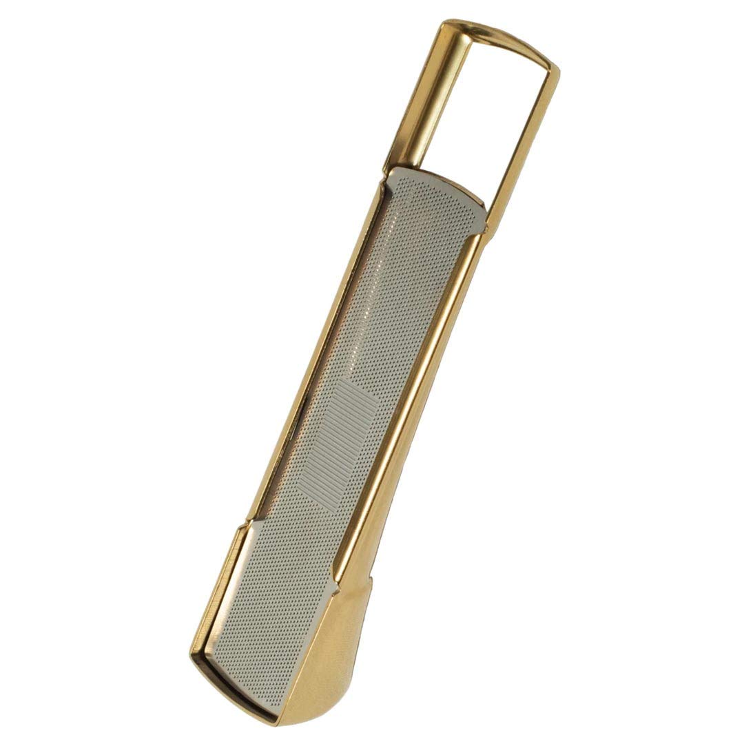 Drosselmeyer DDG Infuser Stainless Steel Tea Strainer and Spoon 2-in-1 Elegant Swedish Design Gold, 17 x 9 x 4 cm