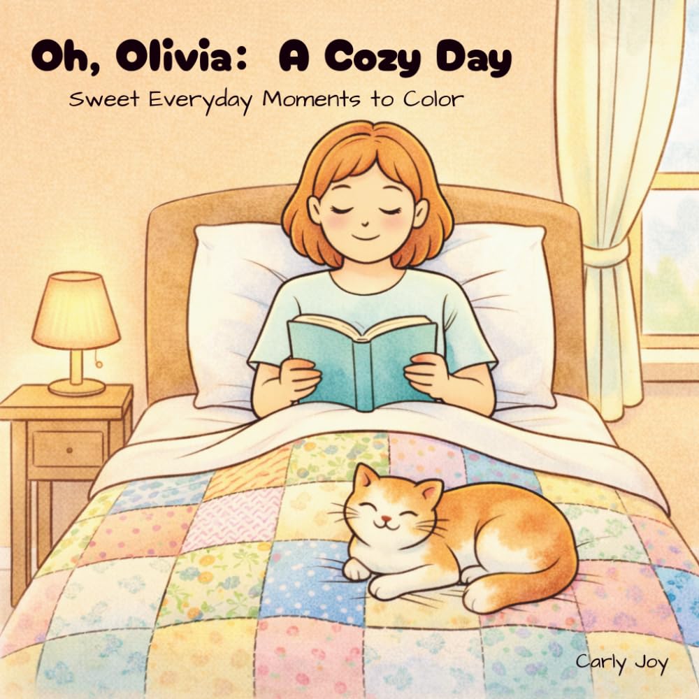 Oh Olivia: A Cozy Day: Sweet Everyday Moments to Color