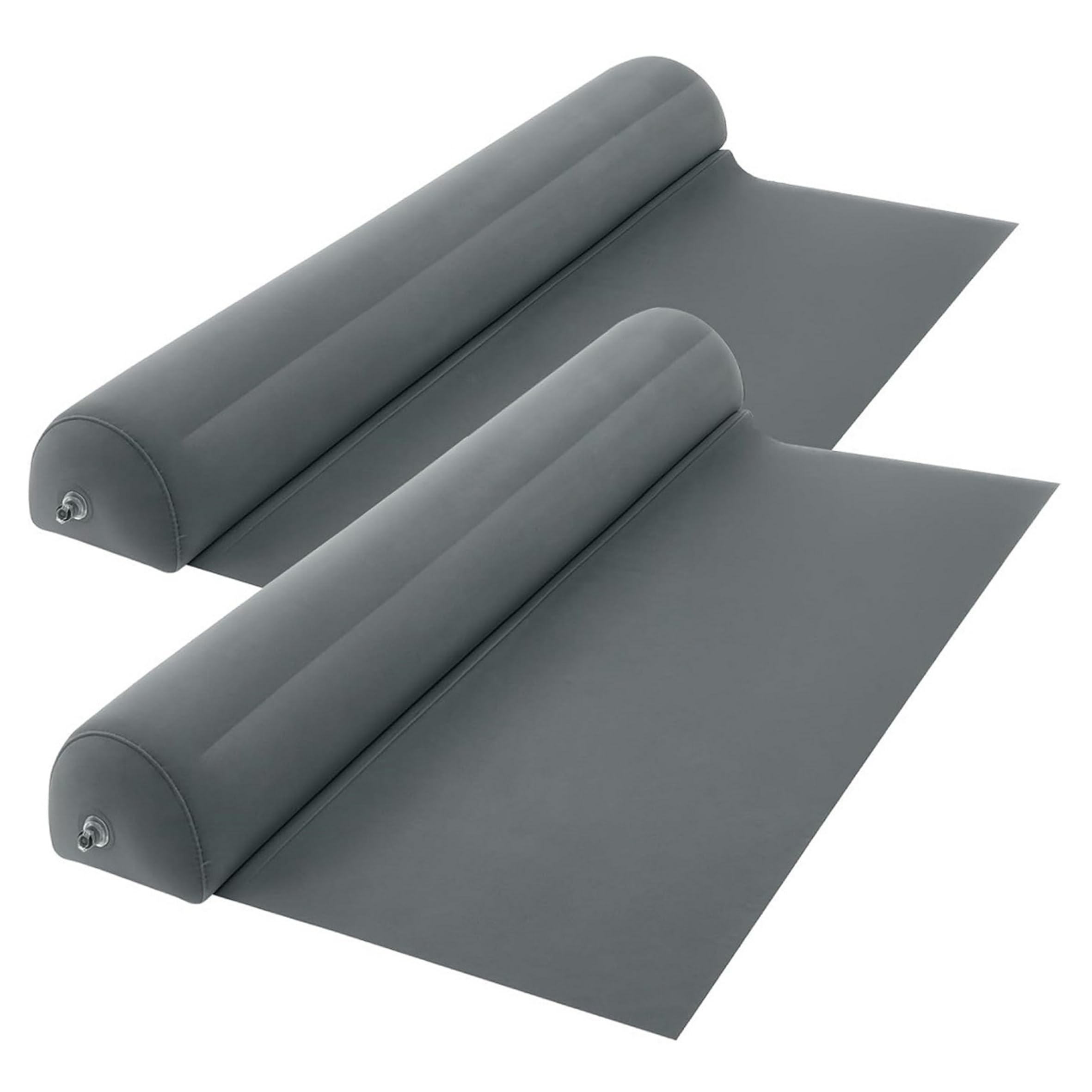 Sponde per letto gonfiabili da 2 pezzi Paraurti per lettino portatili ideali per i viaggi Paraurti per culla facile da installare ideale per le vacanze Grigio