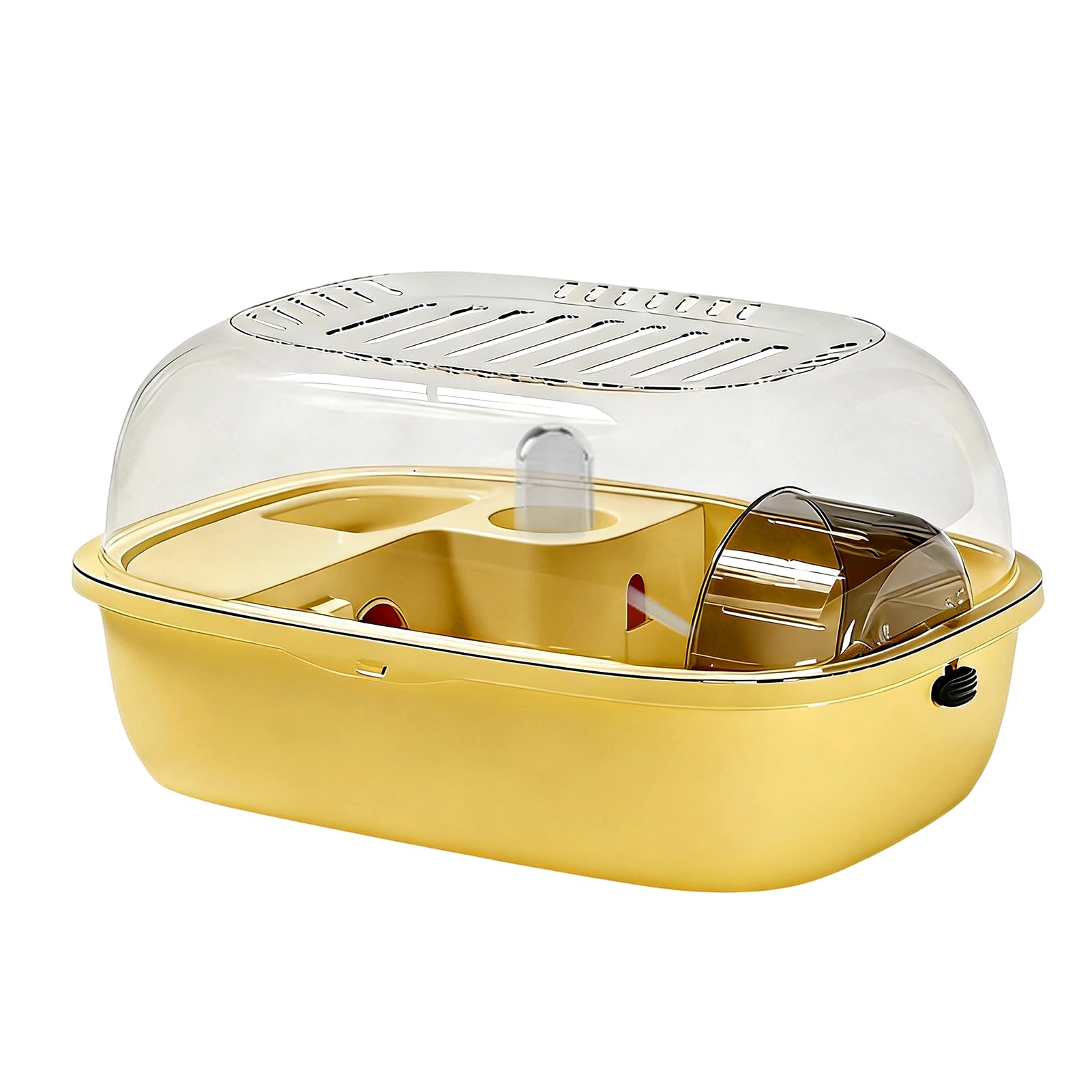 Small Animal Cages - ABS+acrylic Openable Top Portable Convenient Clear Enclosure | 12.2 * 9.2 * 6.2in Pet Mouse Cages | Hamster House For Living Room Balcony Apartment Home Office Bedroom
