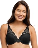Bali Women's Lace Underwire Bra, One Smooth U Comfort Stretch Full-Coverage Lace Bras for Women, Convertible