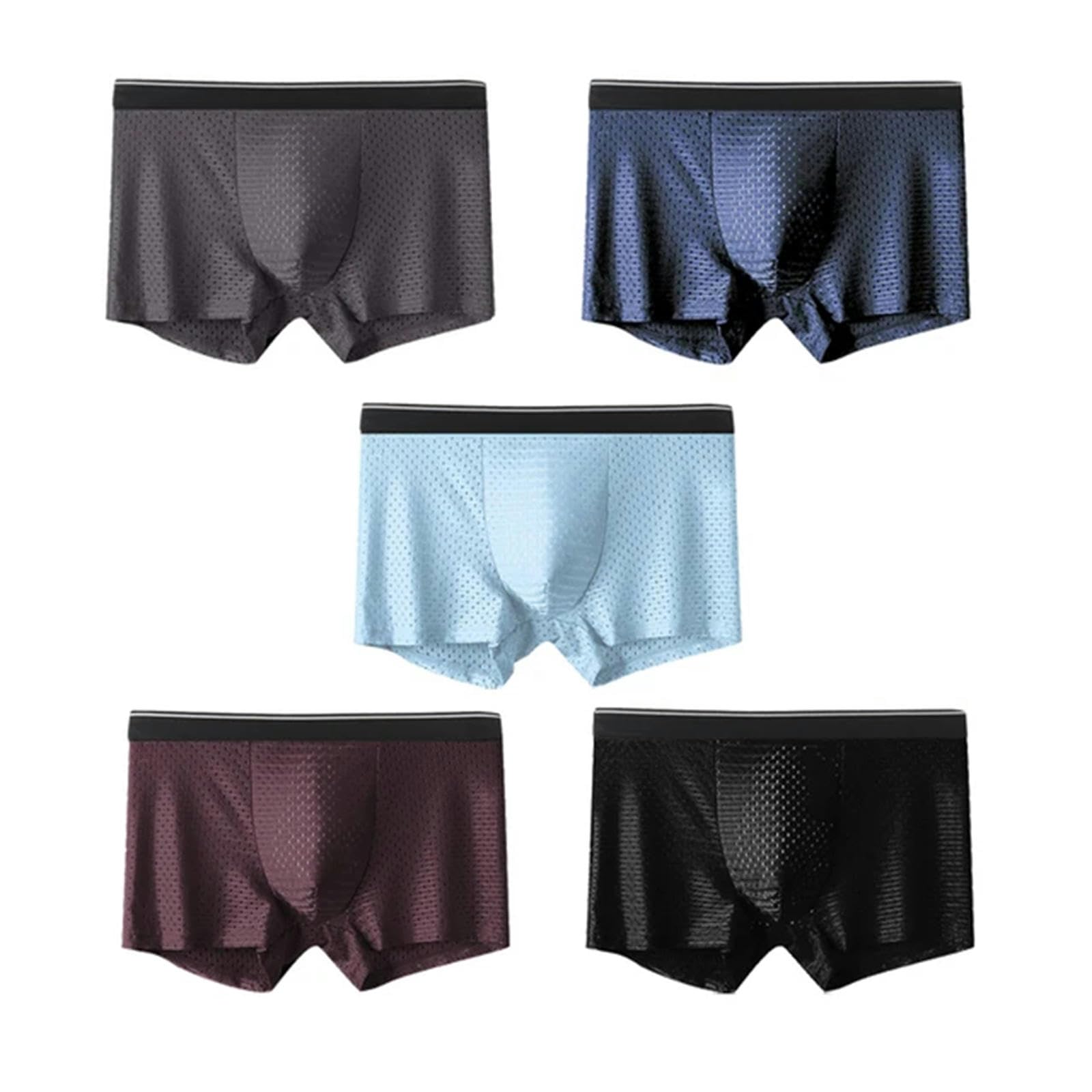 MdybF Bielizna męska Majtki Męskie Undrewear Bokserki Męskie Bokserki Męskie Majtki Rozmiar Meshsize L-5XL