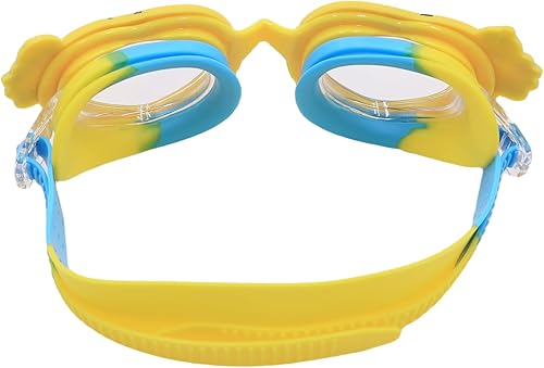 Miniatura 4 de RARITYUS Gafas de natación con patrón de dibujos animados, impermeables, antiniebla, para niños y jóvenes