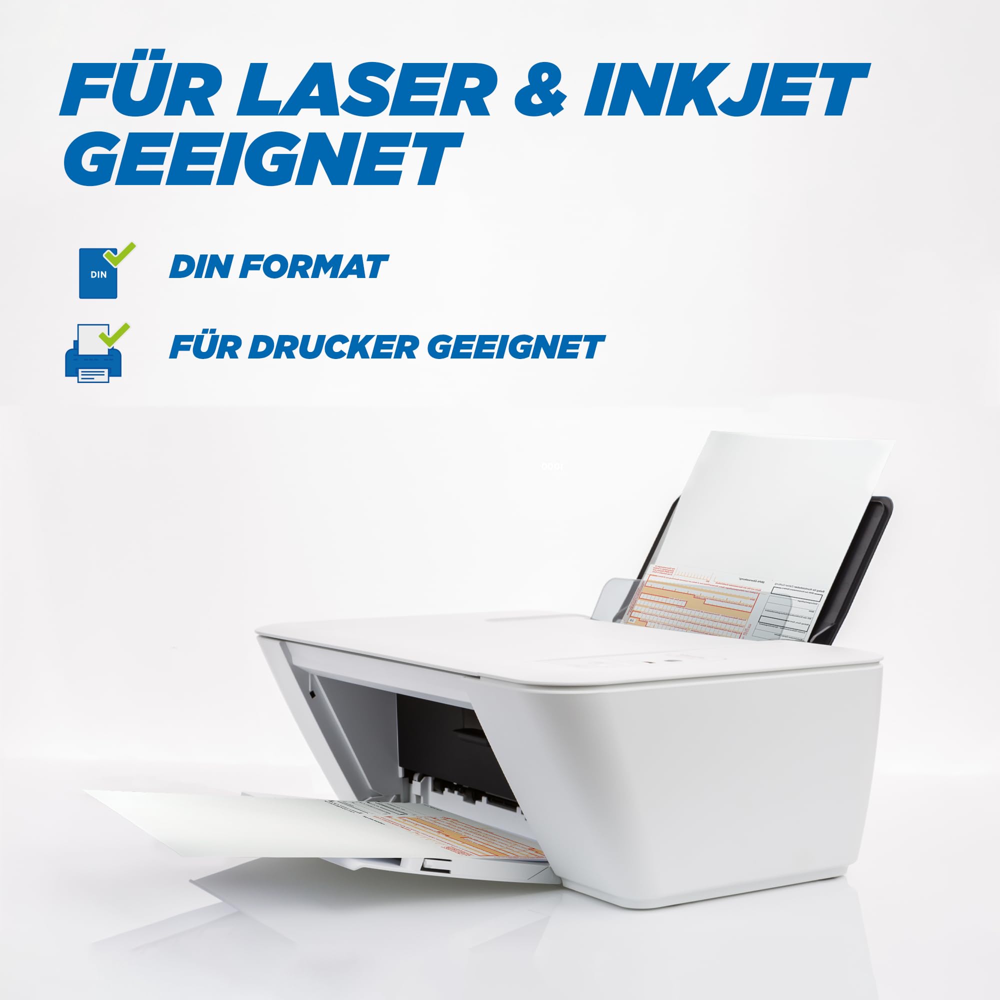 Litfax – SEPA Überweisung Zahlschein, Format: DIN A6, 2-fach mit Durchschlag, Leicht zu trennen, selbstdurchschreibend, SEPA-Zahlscheine Bankformulare (300 Stück)