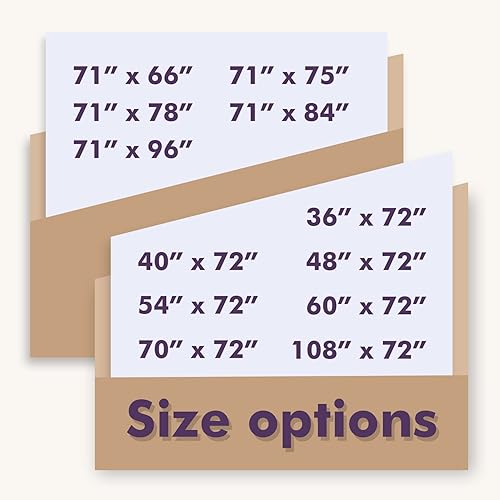 Miniatura 9 de Mrs Awesome - Forro de cortina de baño de tela de microfibra