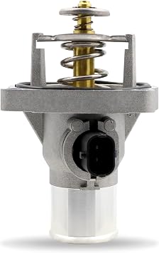 Upgrade Aluminium Thermostat Housing Assembly, Compatible with Chevy Aveo Aveo5 2009-2011, Cruze 2011-2016, Sonic 2012-2018, Trax 2013-2020, Pontiac G3 2009-2010, L4 1.6L/1.8L, Replaces# 55564891