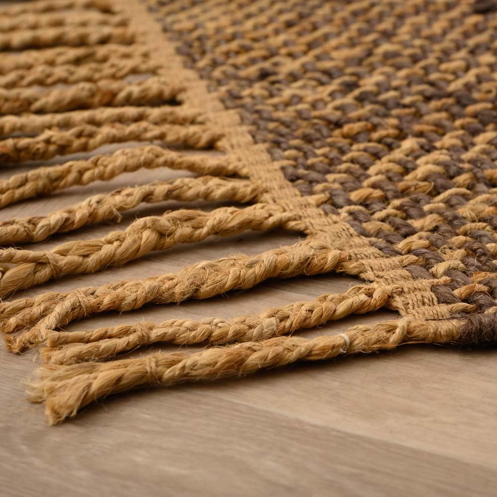 Boho&me Jute Vloerkleed Vierkant - bruin beige, 150x150 cm | klein slaapkamer x cm Vierkant Tapijt | Geschikt voor Hal Woonkamer Slaapkamer Kantoor Boho&me Jute Vloerkleed Vierkant - bruin beige, 150x150 cm | klein slaapkamer x cm Vierkant Tapijt | Geschikt voor Hal Woonkamer Slaapkamer Kantoor