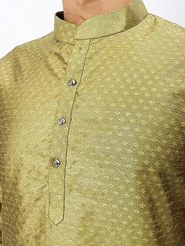 Image of Silk Blend Men's Kurta Pyjama Set /Kurta Pajama for Men