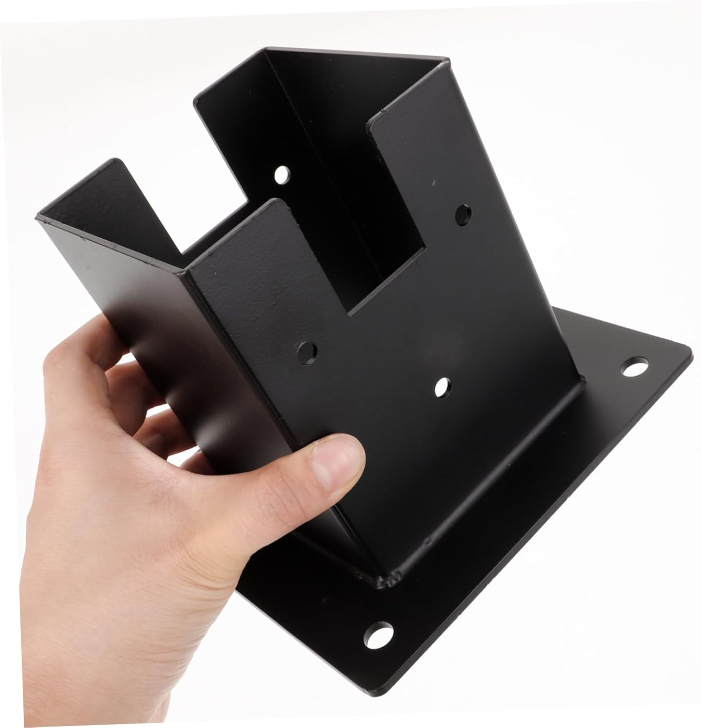 Deck Base for Wooden Mailbox Post Bracket Mailbox Post Base Railing Cover Stake Protector Heavy Duty