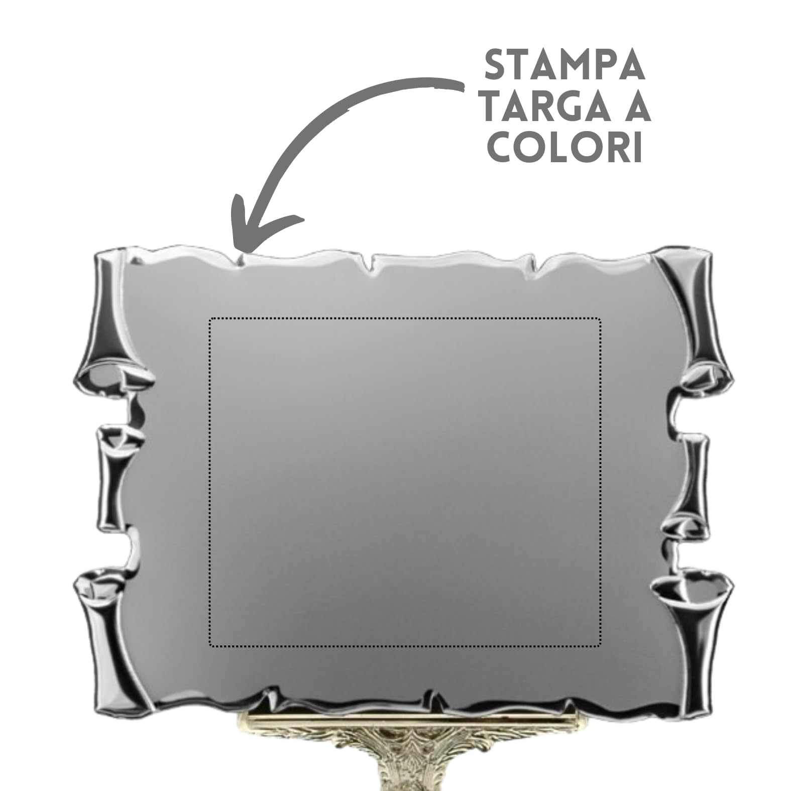 Targa Premio Personalizzata con Piedistallo Commemorativa e Riconoscimento Personalizzabile per Laurea, Pensione, Matrimonio, Anniversario, Idea Regalo Festa Papà Mamma (20.661S | 24 cm)