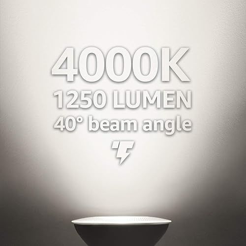 Miniatura 4 de TORCHSTAR PAR38 Bombillas LED para exteriores, bombilla LED PAR38 regulable, brillante, impermeable, equivalente a 120 W, 1250 LM, blanco frío 4000