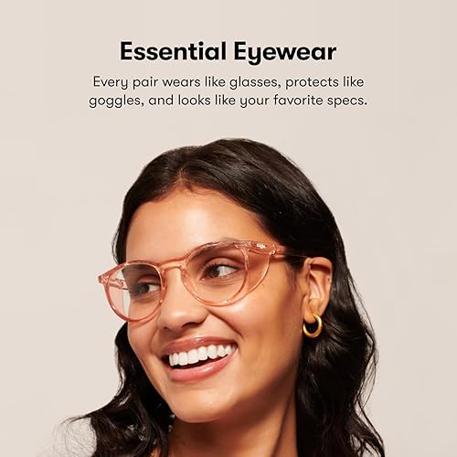 Miniatura 22 de Stoggles - Lentes de seguridad con certificación Z87.1, modelo oficial, redondo, antiniebla y con bloqueo de luz azul