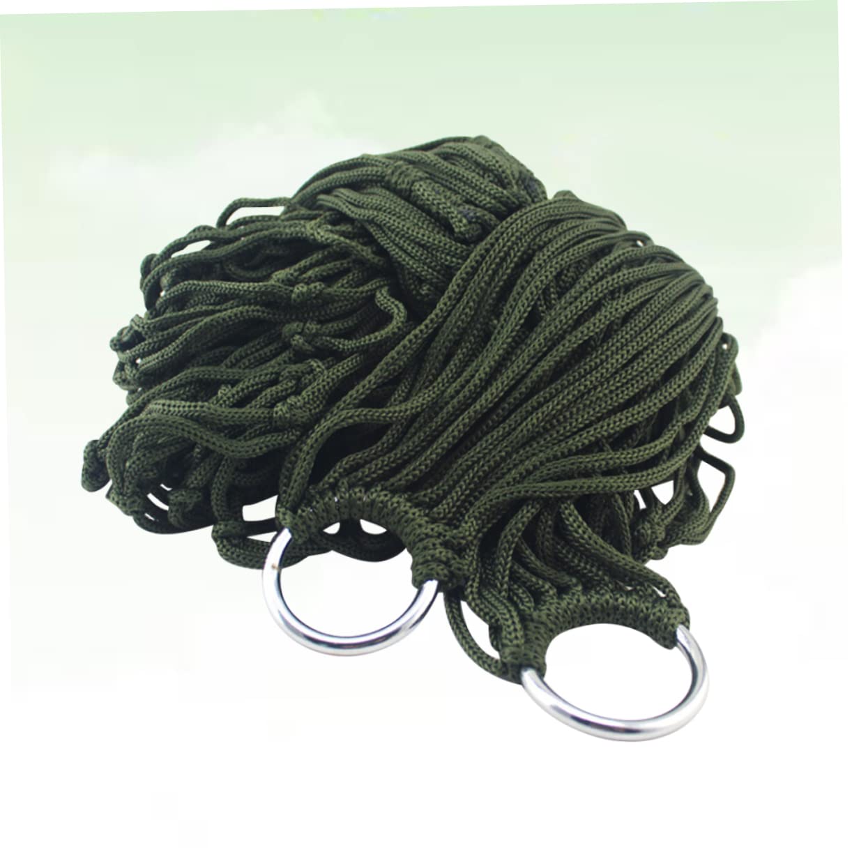 BESPORTBLE 4pezzi Hammock Portatile Nylon Resistente Letto Sospeso per attività Outdoor per Campeggio Escursionismo e Relax Giardino