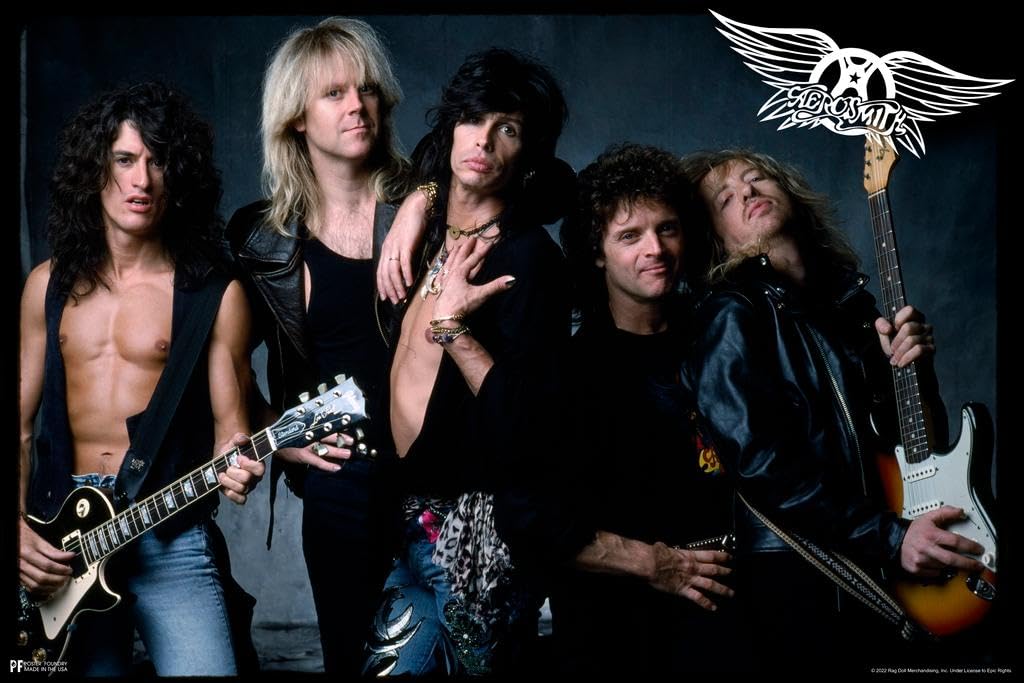 B'z×AEROSMITH 　エアロ　コラボ　FIFAコンサート　B2ポスター Amazon.com: Aerosmith Poster Band Merch Aero Smith Posters Cool