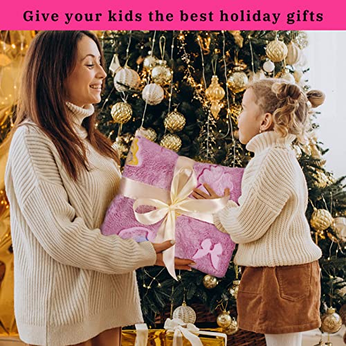 Image of Butterfly Gifts for Women Girls, Glow in The Dark Butterfly Blanket Soft Fleece, Easter Birthday Gifts for Girls, Cozy Throw Blanket for Bedroom Decor