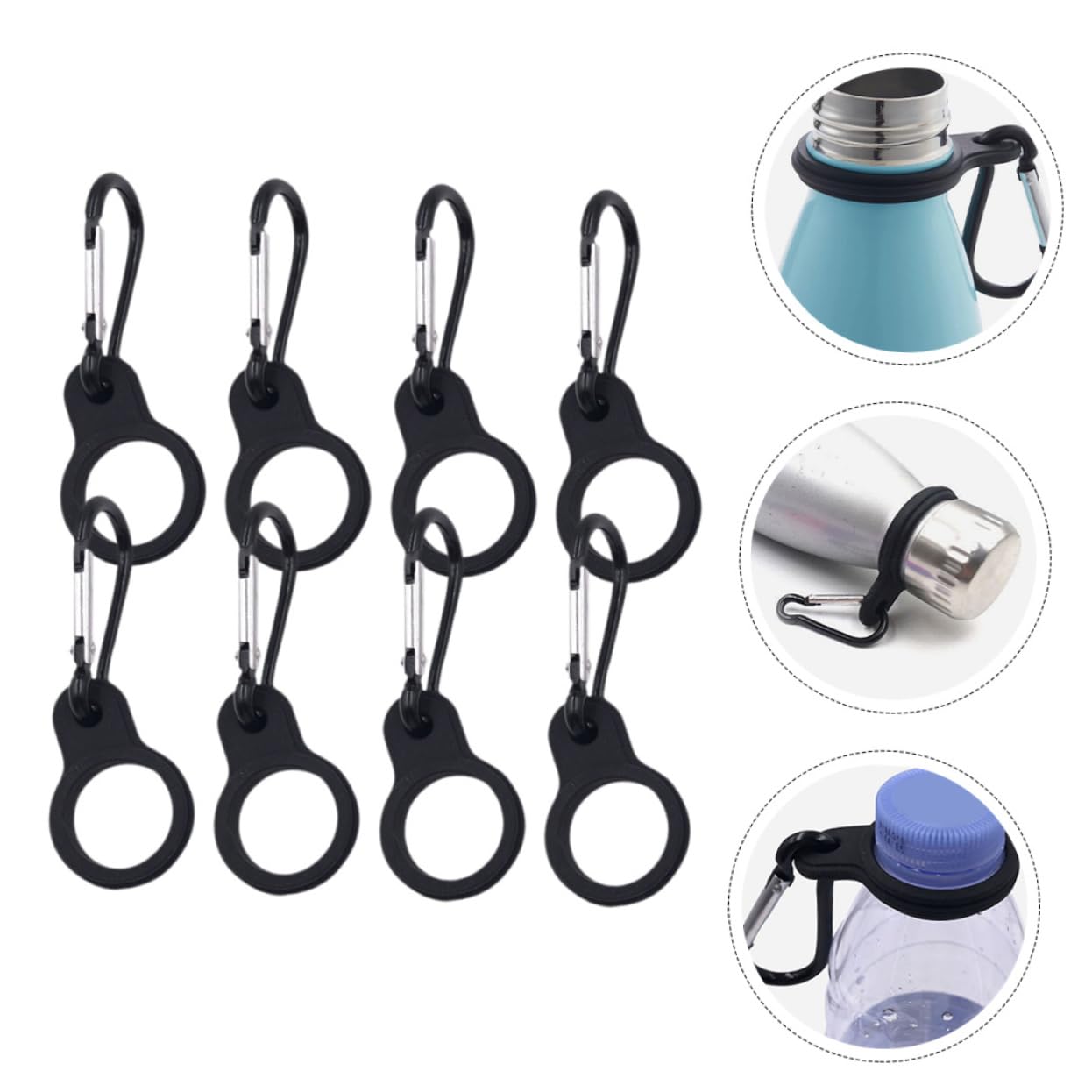 ibasenice Boucle De Bouteille Housse Fixe pour Gourde Sport Clip De Transport pour Camping Escalade Accessoire Réutilisable Milieu Extérieur