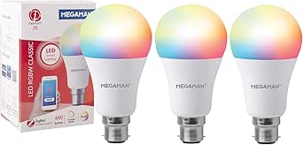 Megaman LED klassisk blå, vit