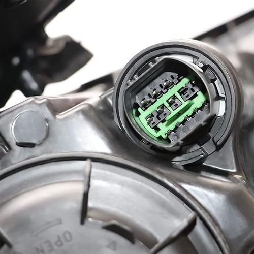 Miniatura 10 de LYNICESHOP Conjunto de faro, proyector halógeno con LED DRL para 2016-2018 Kia Optima Reemplazo (alta distribución) (lado del pasajero)