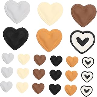 SEWACC 60 Pçs Adesivo De Resina De Amor Capa De Telefone Em Forma De Coração Acessórios De Cabelo Enfeites De Cabelo Flatback Pingentes Capa De Telefone De Acrílico Pingentes Pingentes