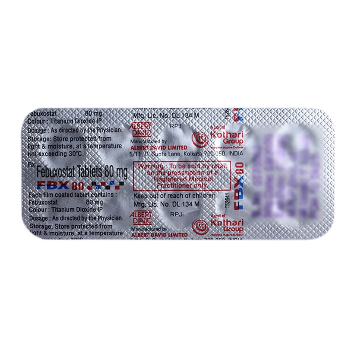 FBX 80MG TABLET