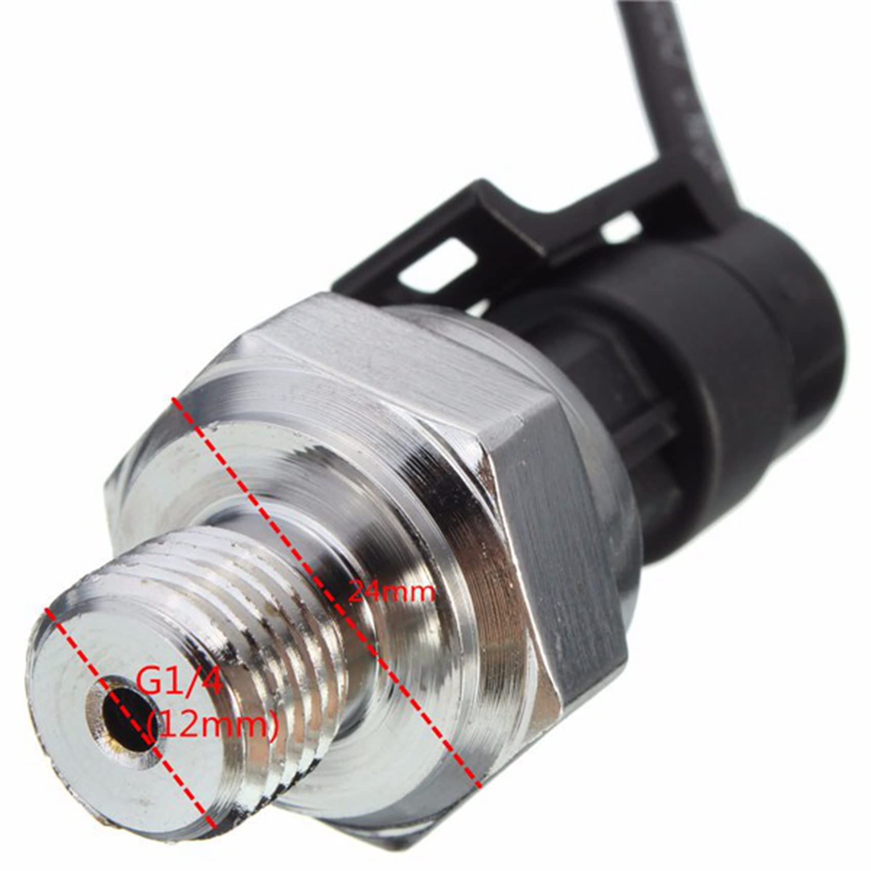 3X Capteur de Transducteur de Pression 5V 0-1.2Mpa Pétrole pour Gaz Eau Air