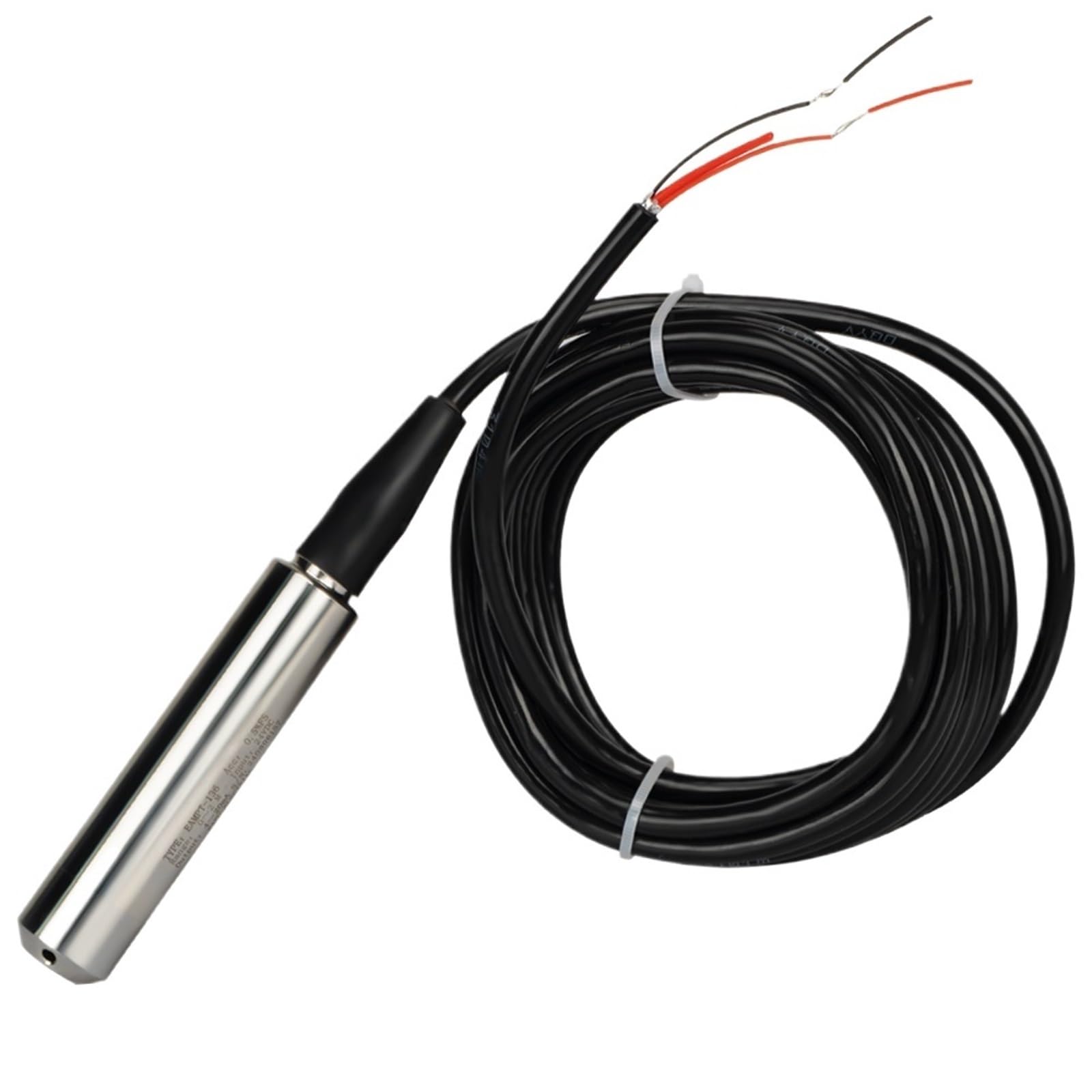 4-20MA 0-5V 0-10V RS485 Transmisor de nivel de salida Aceite líquido Sensor de nivel de agua Sonda Controlador de detección Interruptor de flotador Bomba de 1-10 m 1 pieza(2m Range 5m Cable,RS485 Outp