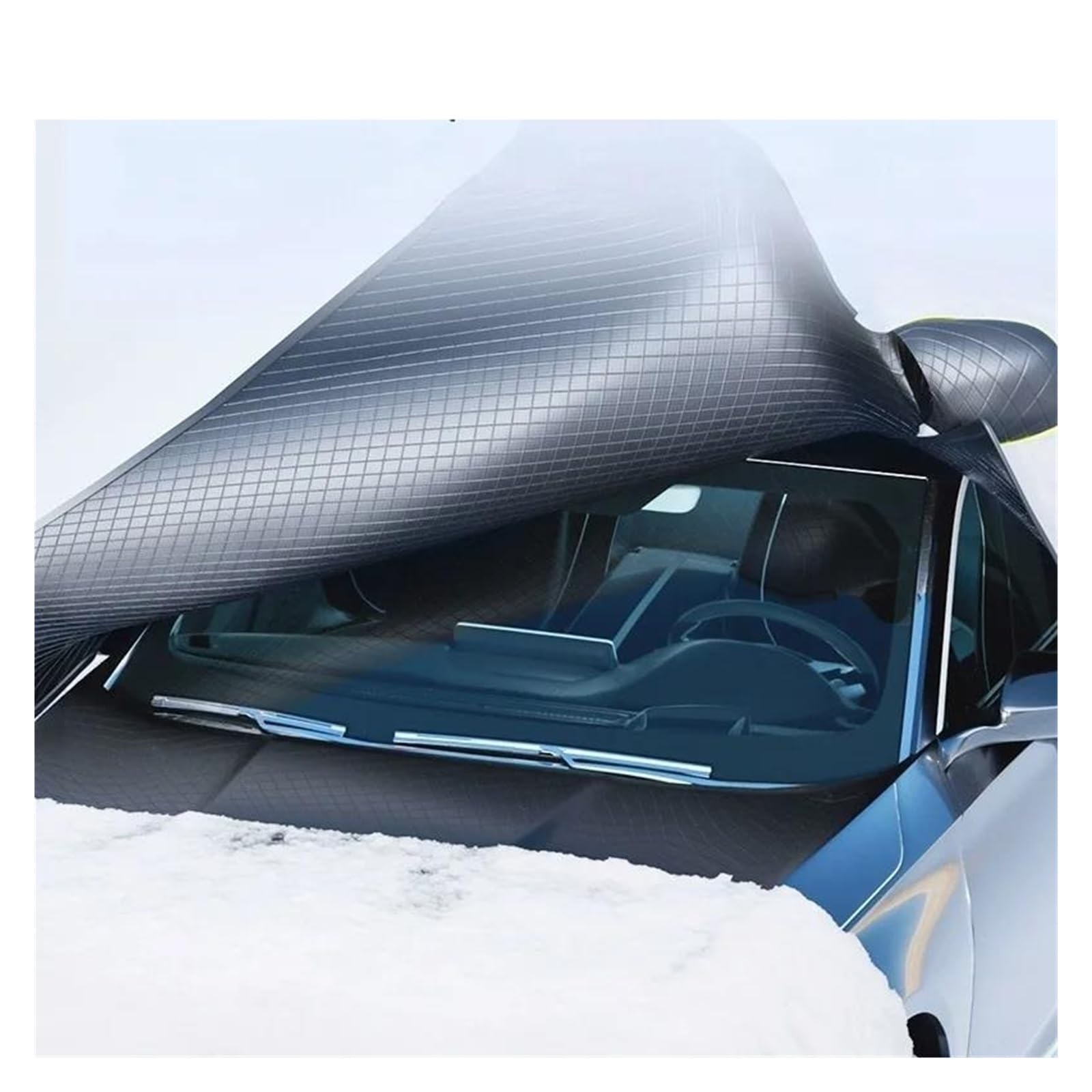 Copinverno Ertura per Parabrezza Auto Parasole Invernale per Auto a Prova di Neve e paraneve, esteso e Ispessito per, per Parabrezza Anteriore, Copertura, Protezione per Veicoli
