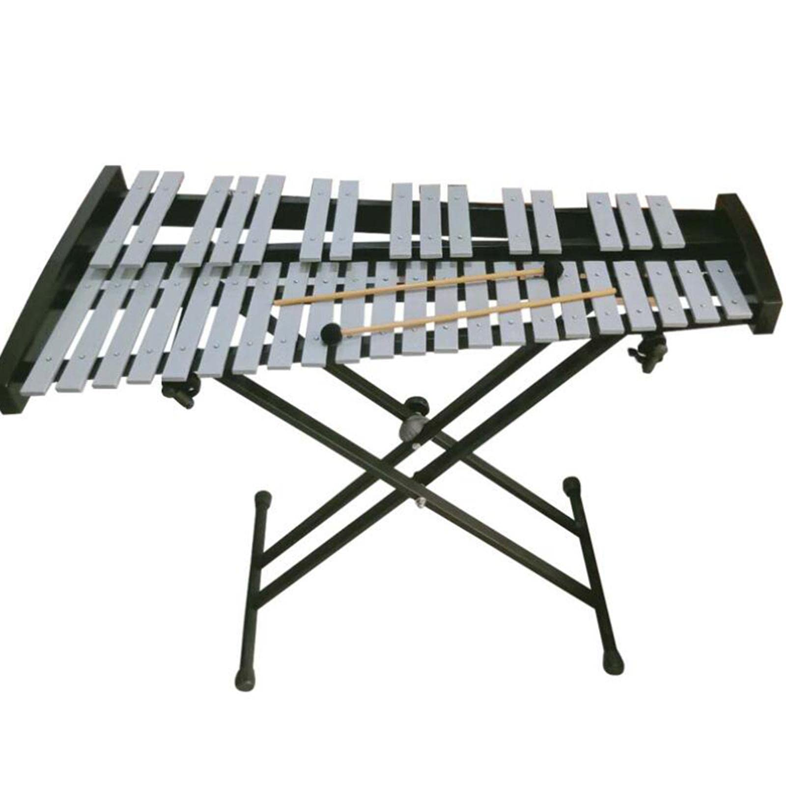 Strumento Musicale Giocattolo Professionale in Metallo Xilofono a 37 Note per