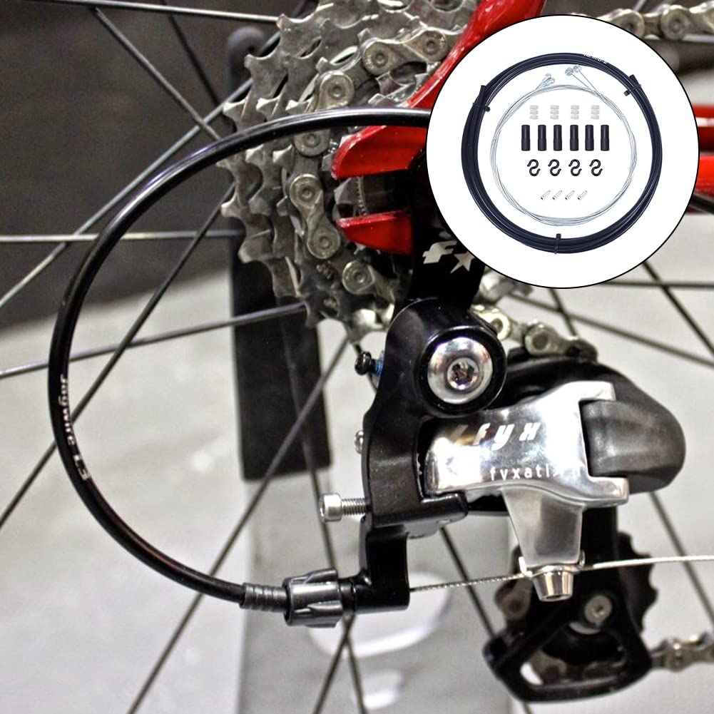 Kit Cavi Freni Bici Universale | Filo Freno E Cambio Mountain Bike Con Guaine | Set Completo - Foto 10