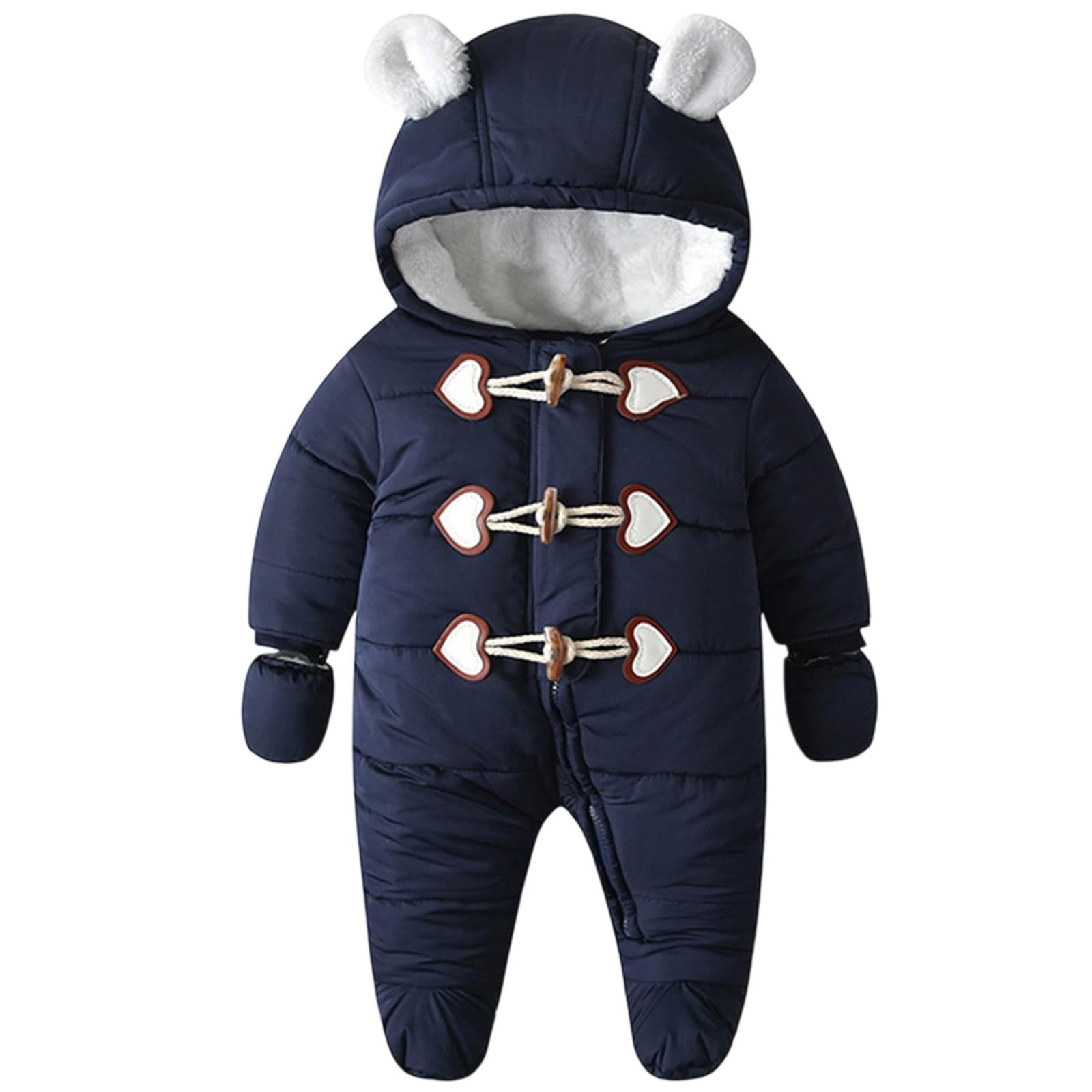 Grenouillere Bebe Combinaison Bebe Hiver Ensemble Garçon De Ski Baby Girl Doudoune Garcon Veste Portage Femme Surpyjama Barboteuse Puericulture Bébé Naissance Fille 0 3 Mois Laine Layette Cosy pour