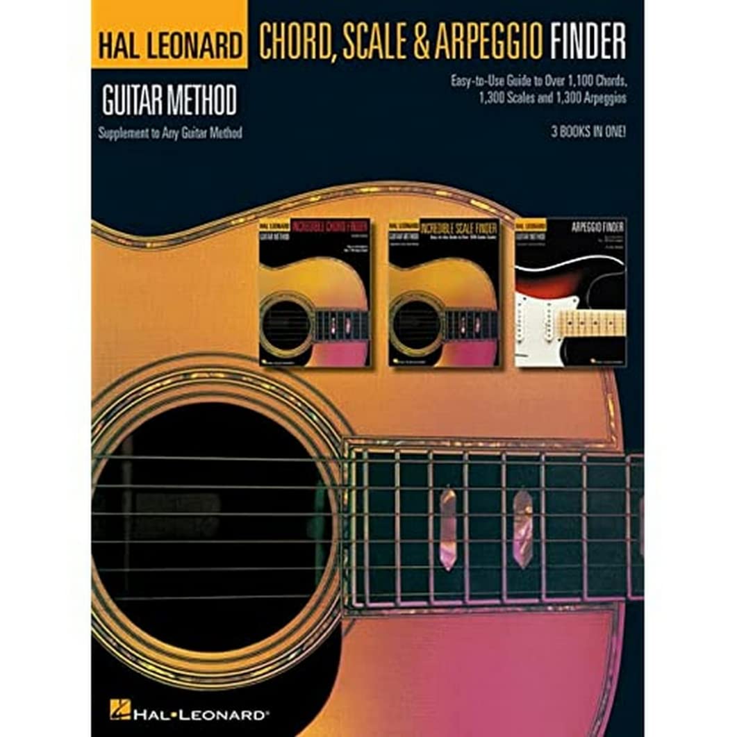 Hal Leonard Guitar Method Chord Scale & Arpeggio Finder Gtr Bk: Easy-To-Use Guide to Over 1,100 Chords, 1,300 Scales & 1,300 Arpeggios Hal Leonard Guitar Method