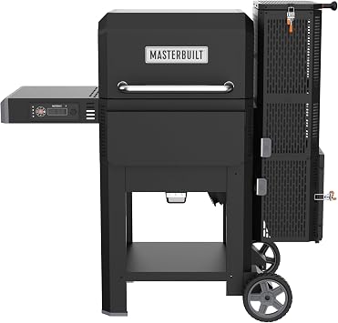 Masterbuilt Gravity Series 600 Smoker Grill - Digital Charcoal Grill,WiFi Technology, GravityFedTM Charcoal Hopper, 600 Cooking Sq. Inches, Black, Model MB20041023