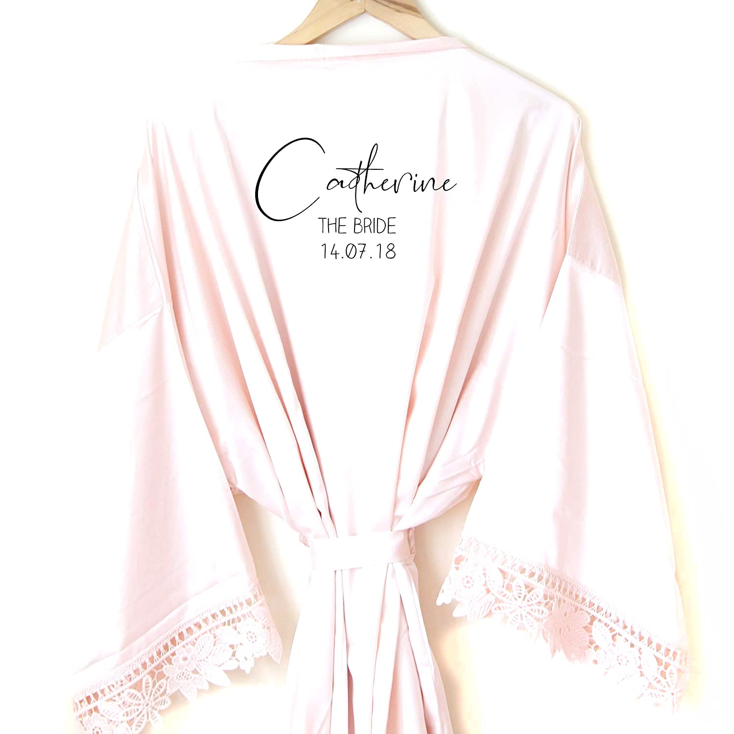 Bridesmaid Gift Personalized Wedding Robes Cheap Personalised Lace