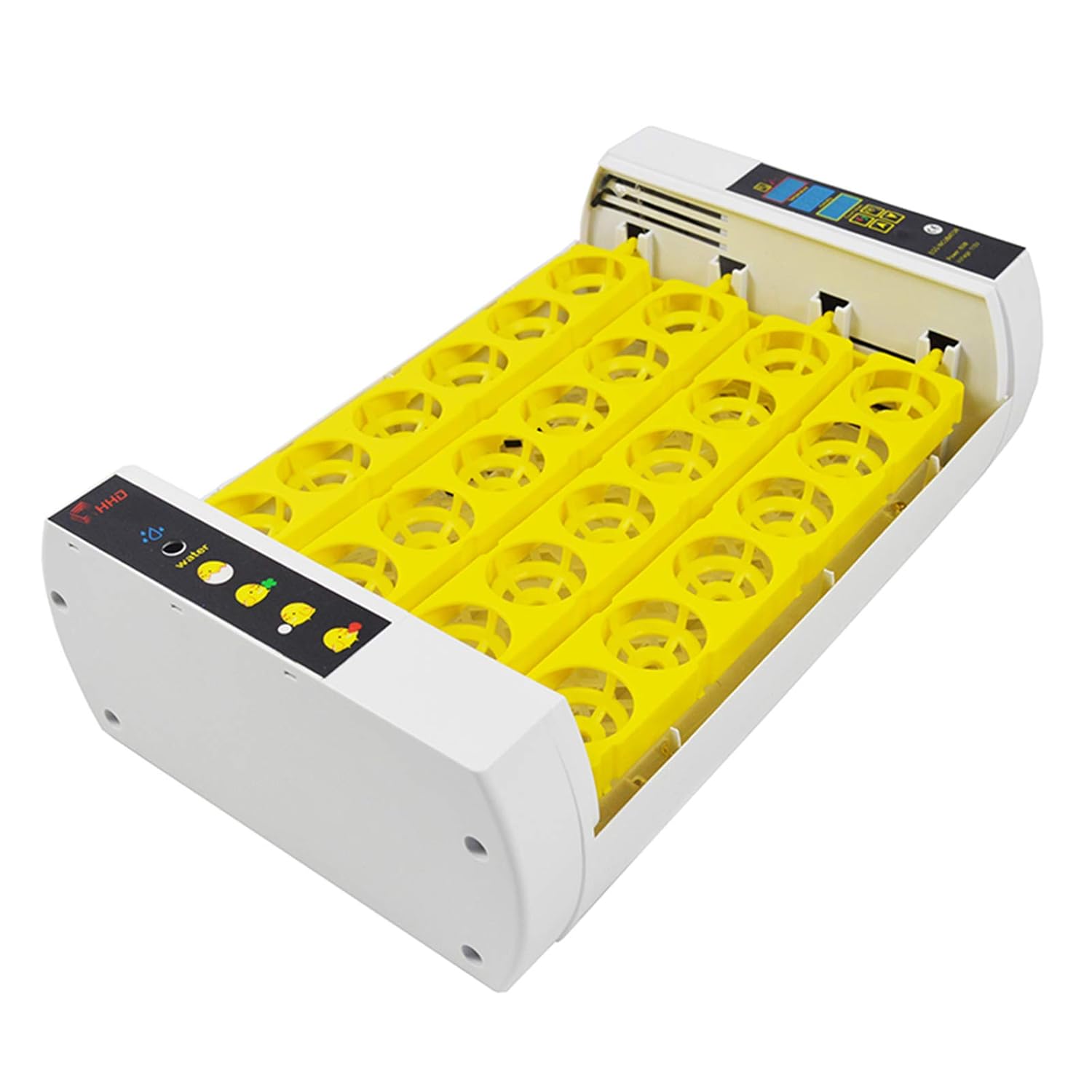 Digital Egg Incubator Automatic Poultry Hatcher with Egg Turning and Humidity Display 24~96 Eggs 110V (24 Eggs)