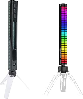 RGB-Lichtleiste, Musik-Sync-LED-Lichtleiste, Soundsteuerung, Rhythmus-Synchronisation, LED-Umgebungslichtleiste mit Stativ, Sprachaktivierte Intelligente Lichtleisten für