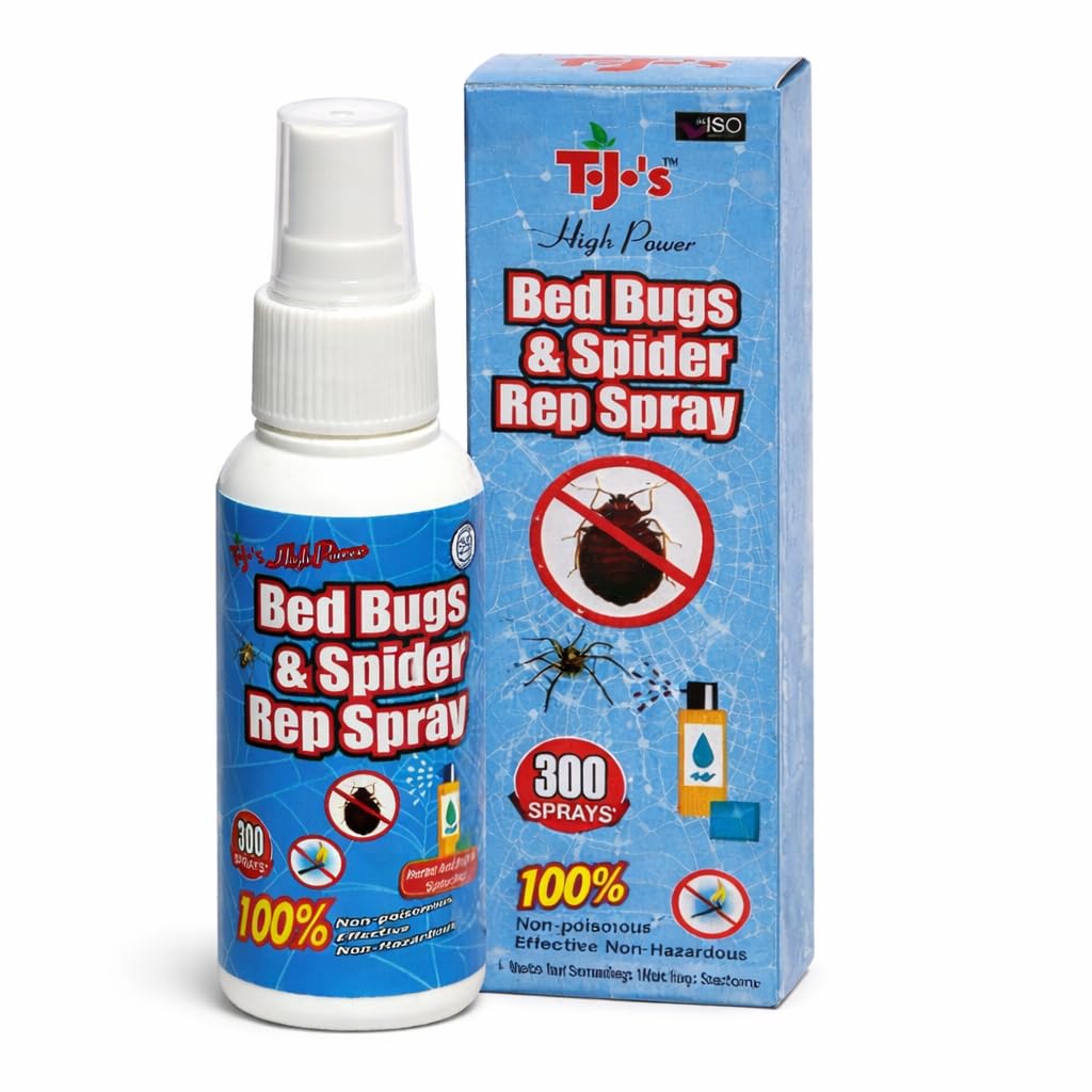 TJ's Herbal Bed, Bugs and Spider 2 in 1 Repellent 100% Effective Non-Poisonous Odourless Non-Hazardous Formula-image-7