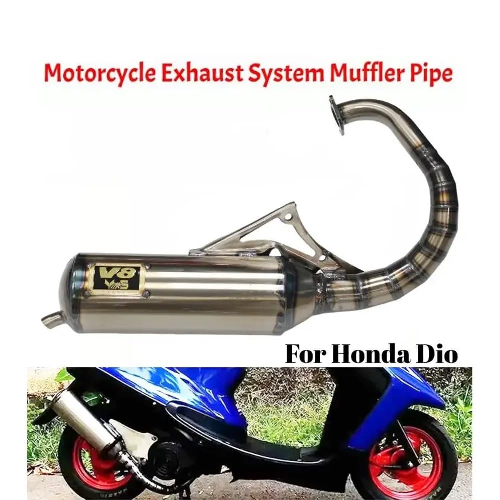 motocyklowy tłumik wychowej wydech Do Dio 50 AF17 AF18 AF27 AF28 50-90cc