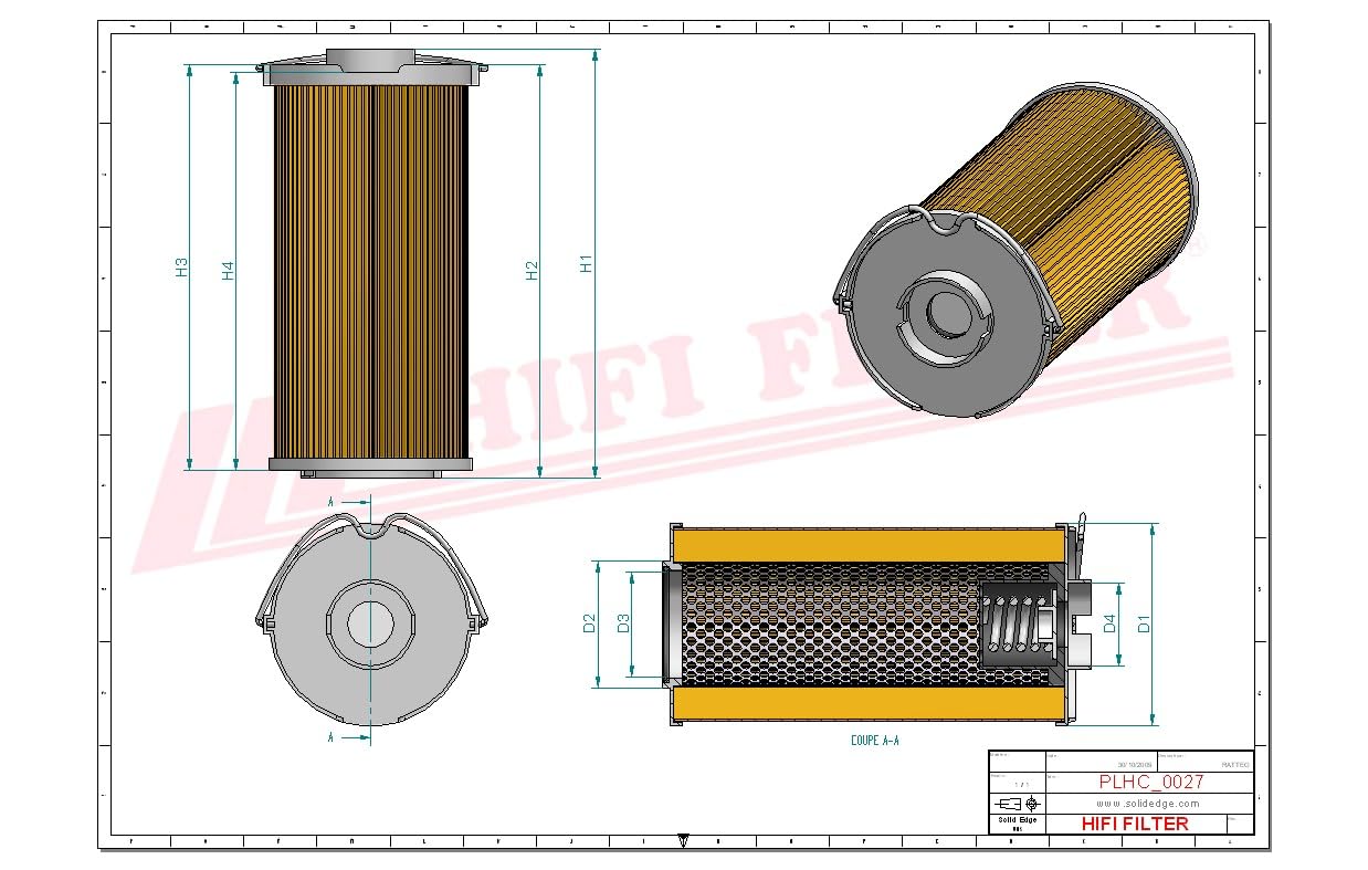 HIFI FILTER Hydraulikfilter SH 74016