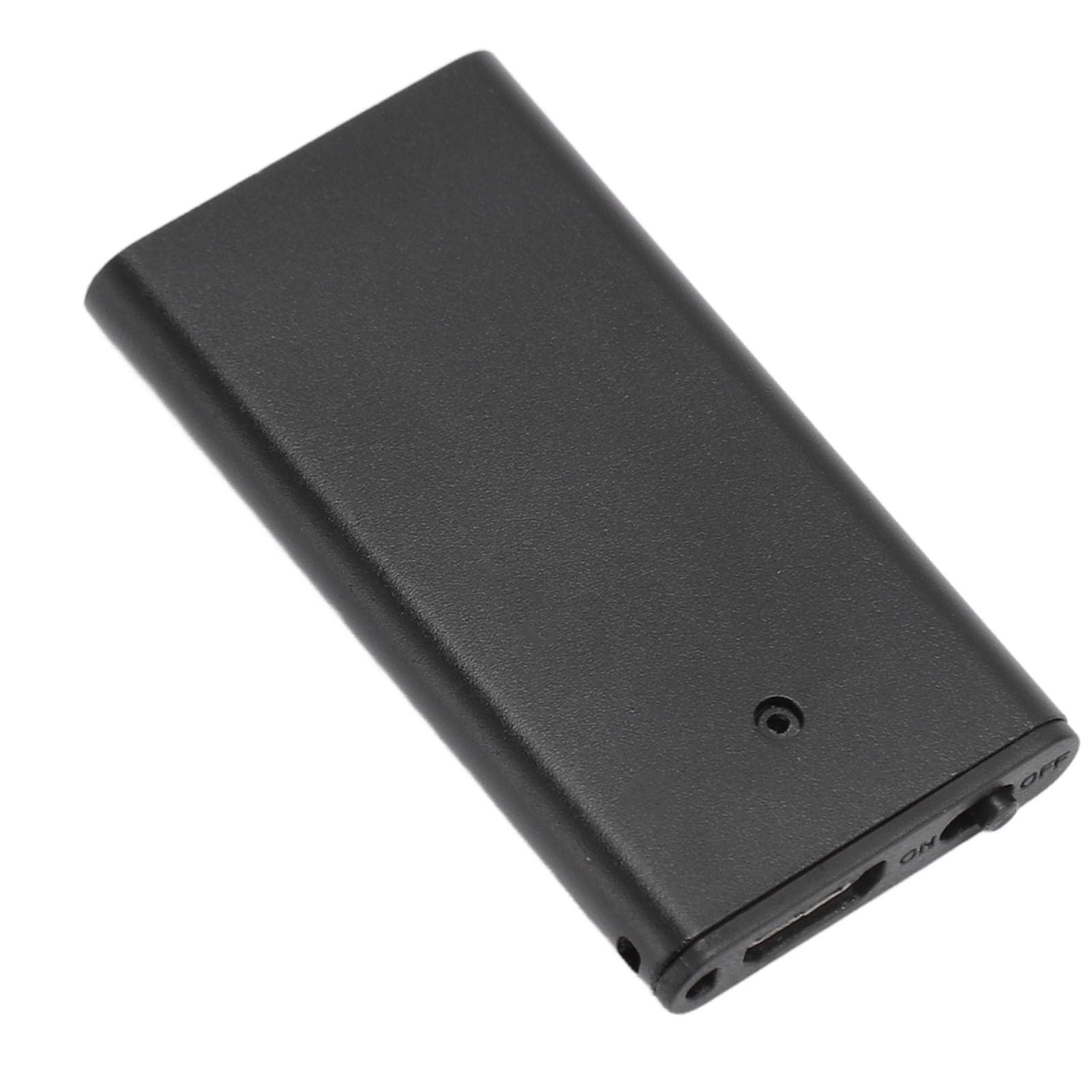 Grabadora MP3 de Bolsillo, Pequeña Grabadora de Voz Portátil Recargable, Función de Sincronización de Reducción de Ruido HD, Batería Baja, Copia de Seguridad Automática para