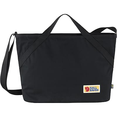 Fjallraven Vardag Crossbody Handbags Black, Cotton/Polyester