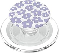 Vista 8 de PopSockets de popSockets intercambiables con diseño de flores de color lila claro