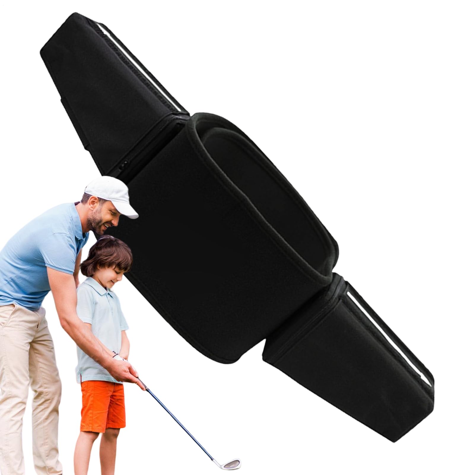 Pomoc treningowa do huśtawki golfowej, korektor pozy pasa talii, korektor huśtawki golfowej | dla dorosłych mężczyzn kobiet początkujących nastolatków do ćwiczeń wewnątrz na zewnątrz