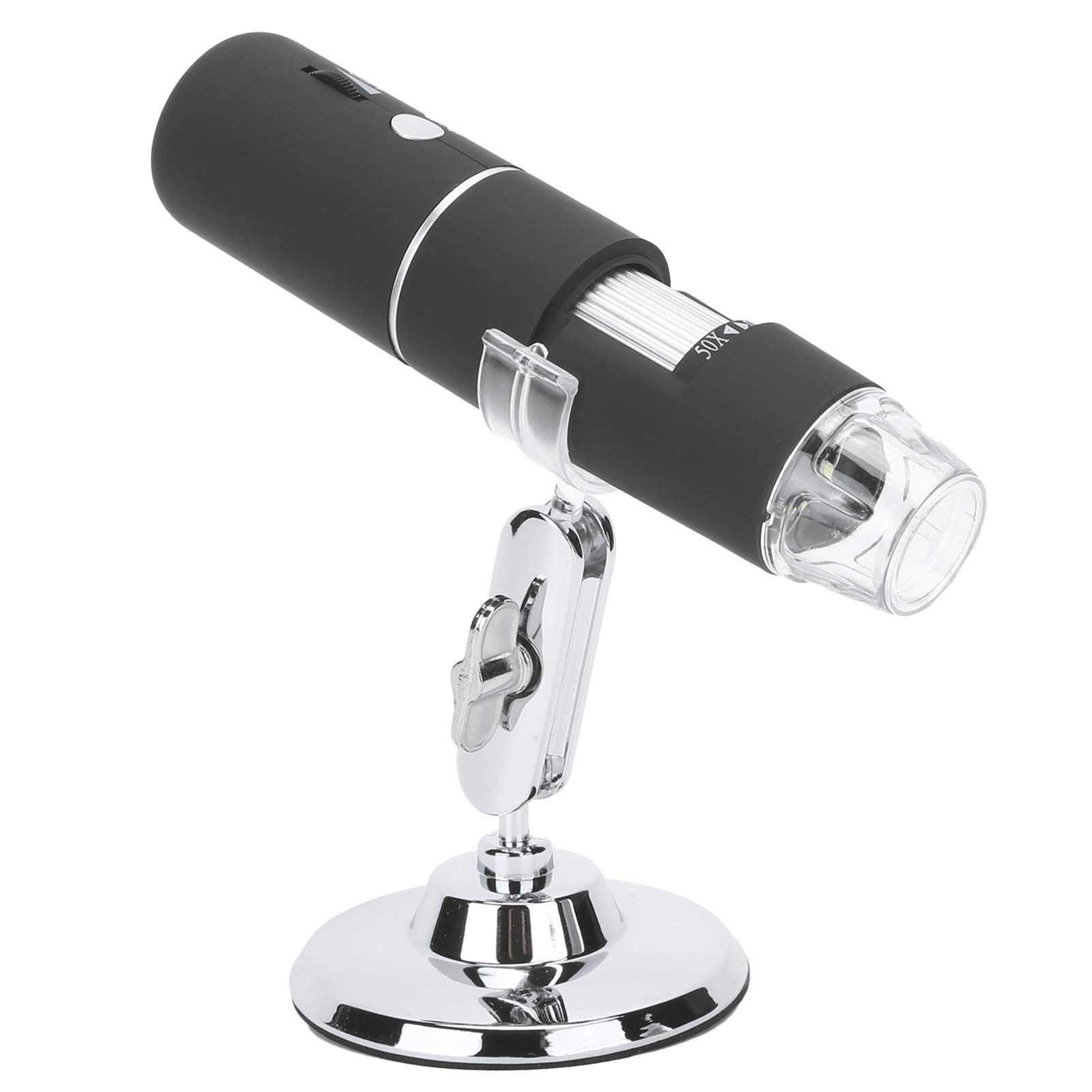 Cocoarm Microscopio Digital WiFi, Cámara de Microscopio de Mano ABS 50X a 1000X 1080P con 8 Luces LED, Cámara de Lupa de Bolsillo Inalámbrica para Niños Adultos Monedas PCB Joyería Insectos