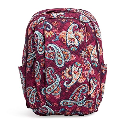 Best cotton backpack Vera Bradley Travel Backpack with Recycled Cotton
