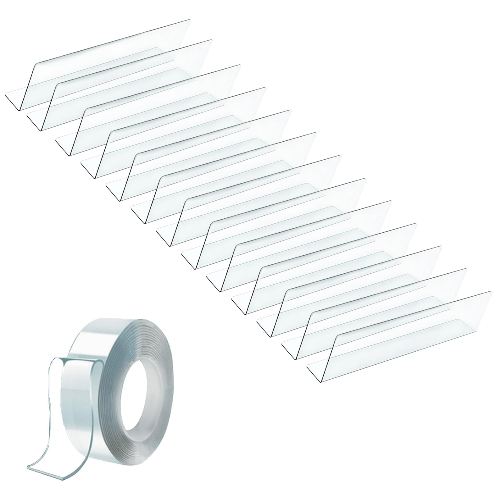Photo 1 of Under Couch Blocker for Pets Toys, Clear Furniture Gap Stopper to Prevent Sliding Underneath, Adjustable Universal Under Bed Blocker Guard for DogsCats Safety, Transparent Sofa & Recliner Gap Filler